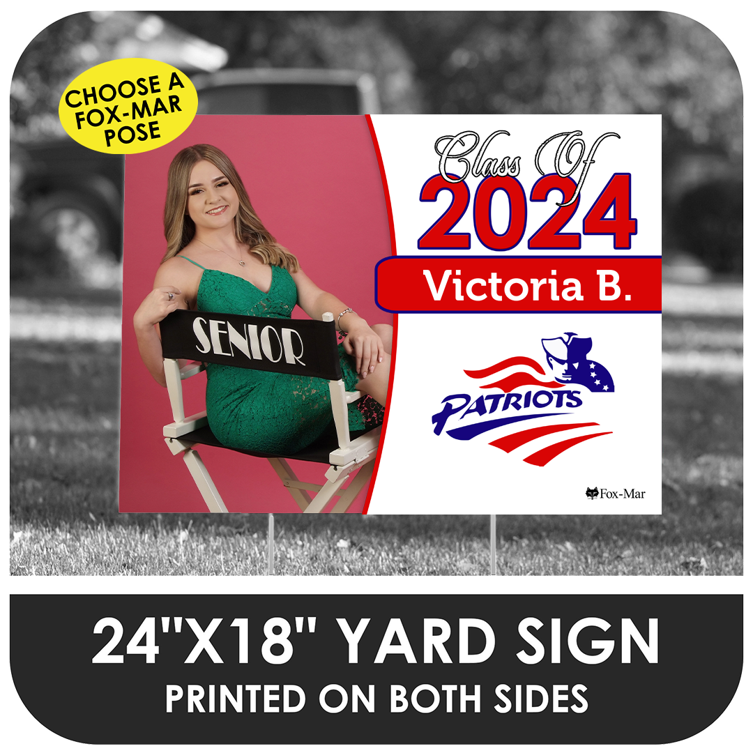 American Senior High: Fox-Mar Pose Yard Sign - Classic Design
