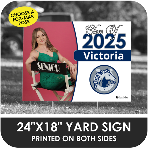 Calusa Preparatory: Fox-Mar Pose Yard Sign - Classic Design
