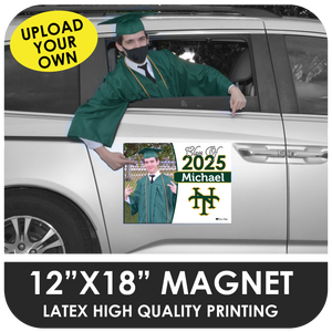 Upload Your Own Image - Car Magnet for Graduation Parades
