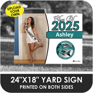 Coral Reef Senior High: Custom Photo & Name Yard Sign - Classic Design