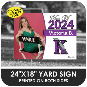 Dr. Michael Krop: Fox-Mar Pose Yard Sign - Classic Design