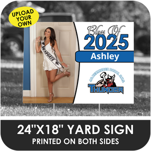 J.C.Bermudez Doral Senior High: Custom Photo & Name Yard Sign - Classic Design