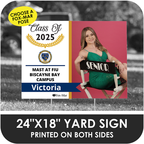 MAST @ FIU: Fox-Mar Pose Yard Sign - Modern Design