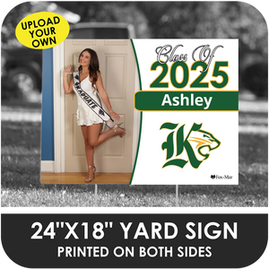 Miami Killian Senior High: Custom Photo & Name Yard Sign - Classic Design