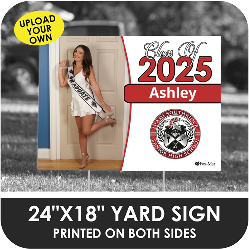 Miami Southridge Senior High: Custom Photo & Name Yard Sign - Classic Design