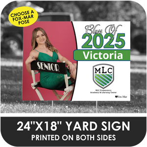 MLC Preparatory Academy: Fox-Mar Pose Yard Sign - Classic Design