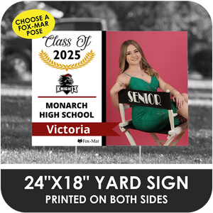 Monarch High: Fox-Mar Pose Yard Sign - Modern Design