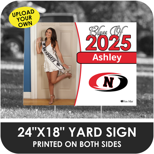 Northeast High: Custom Photo & Name Yard Sign - Classic Design