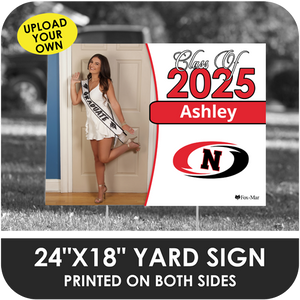 Northeast High: Custom Photo & Name Yard Sign - Classic Design