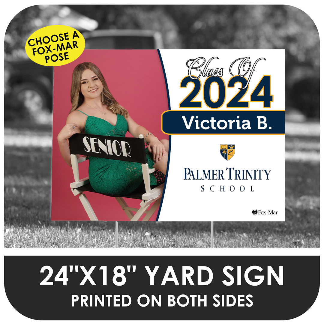 Palmer Trinity: Fox-Mar Pose Yard Sign - Classic Design