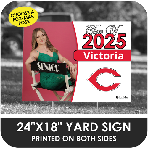 Plantation High: Fox-Mar Pose Yard Sign - Classic Design