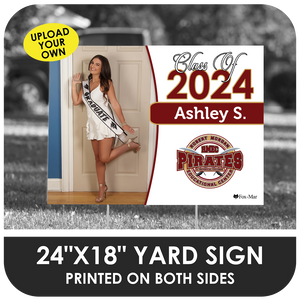 Robert Morgan Educational Center: Custom Photo & Name Yard Sign - Classic Design