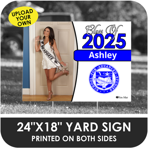 SAS: Custom Photo & Name Yard Sign - Classic Design