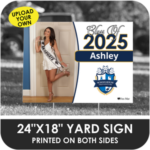 Schoolhouse Preparatory: Custom Photo & Name Yard Sign - Classic Design