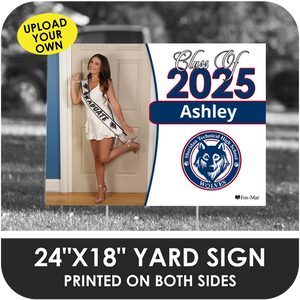 Sheridan Technical High: Custom Photo & Name Yard Sign - Classic Design