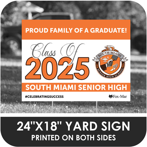 South Miami Senior High School Logo Yard Sign - Classic Design
