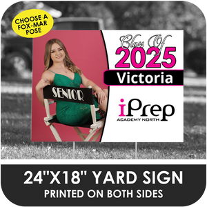 iPrep Academy - North: Fox-Mar Pose Yard Sign - Classic Design