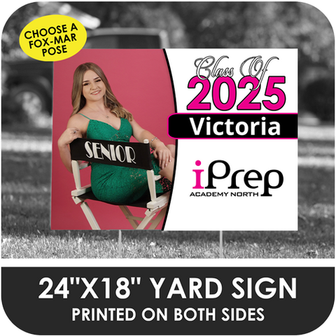 iPrep Academy - North: Fox-Mar Pose Yard Sign - Classic Design